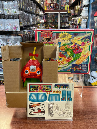 Pizza Skimmin’ Jetboat 1994 (Vintage TMNT Teenage Ninja Turtles, Playmates) **New OPEN BOX** - Bitz & Buttons