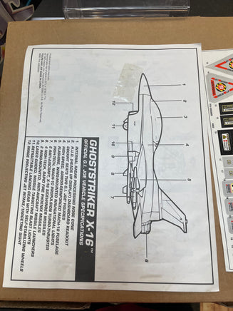 Ghoststriker X-16 with Box (Vintage GI Joe, Hasbro) **COMPLETE** - Bitz & Buttons