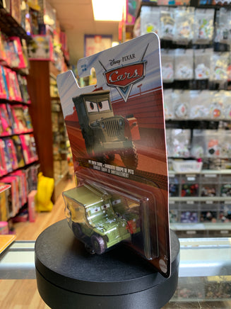 Pit Crew Sarge (Pixar Cars, Mattel Diecast) - Bitz & Buttons