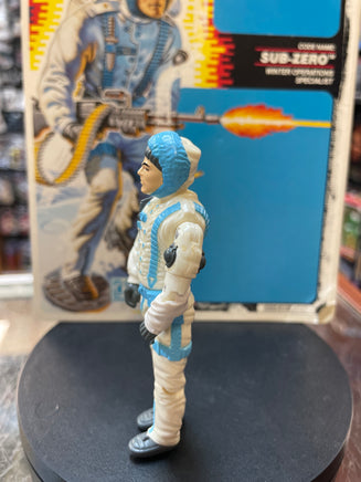 Subzero with Cardback (Vintage GI Joe, Hasbro) **COMPLETE** - Bitz & Buttons