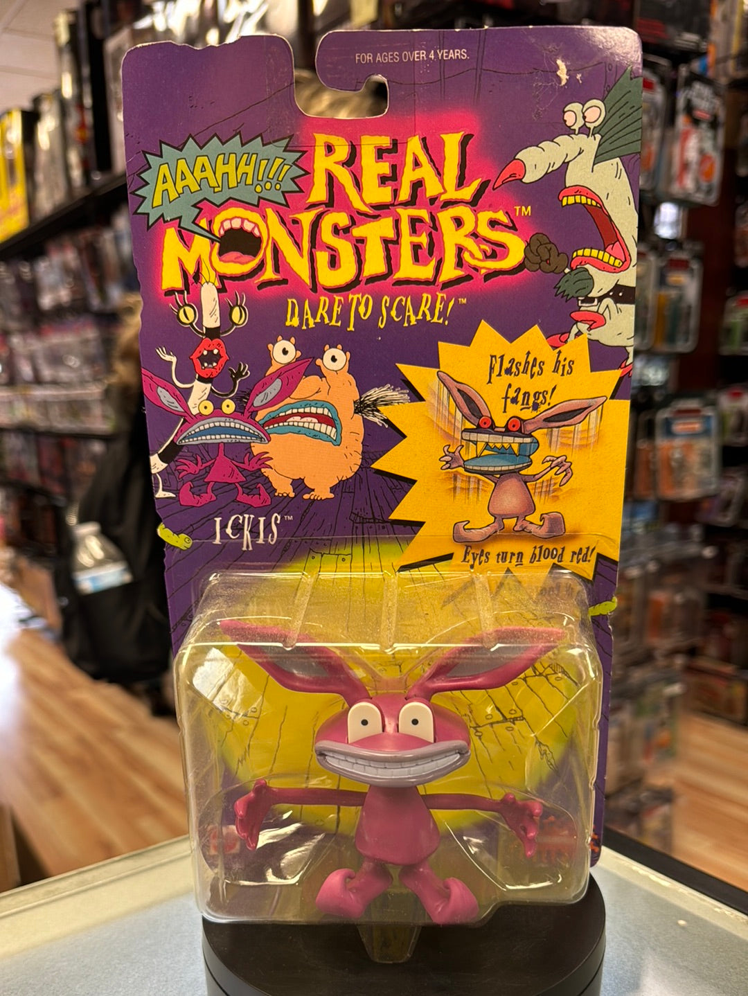 real monsters ickis Ickis (Vintage Aahh Real Monsters, Mattel) Sealed| Bitz & Buttons