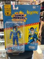 Nightwing Gold Label (Super Powers, McFarlane) **SEALED** - Bitz & Buttons
