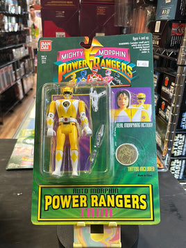 Auto Morphin Yellow Power Ranger Trini 1069 (Vintage MMPR Rangers, Bandai)SEALED