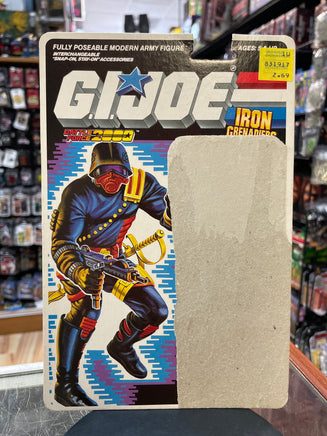 Iron Grenadiers with Cardback (Vintage GI Joe, Hasbro) **COMPLETE** - Bitz & Buttons