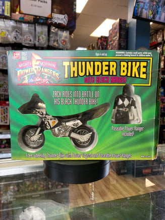 Thunder Bike with Black Ranger #2234 (Vintage MMPR Power Rangers, Bandai) NEW - Bitz & Buttons