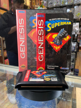 Death & Return of Superman (Sega Genesis, Vintage Video Games) COMPLETE - Bitz & Buttons