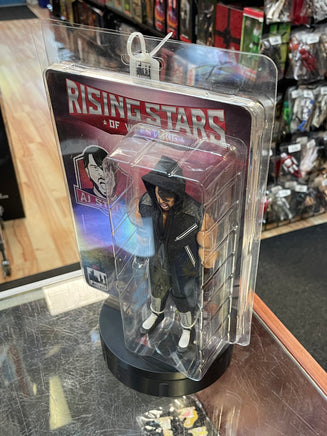 AJ Styles -Black-  (Rising Stars of Wrestling, Figures Toy Company) **SEALED** - Bitz & Buttons