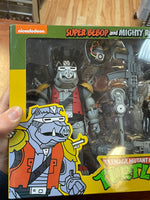 Super Bebop & Rocksteady (TMNT Teenage Ninja Turtles Cartoon, NECA) SEALED