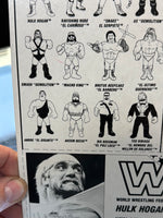 Body Slamming Hulk Hogan Spanish Card 1331 (Vintage WWE WWF, Hasbro) Sealed