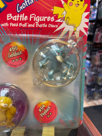 Psyduck Gold Duck Battle figures (Vintage Pokémon, Hasbro) - Bitz & Buttons