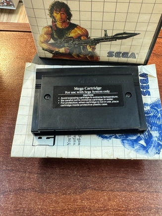 Rambo with Box & Manual (Vintage Sega Master System, Video Game) - Bitz & Buttons