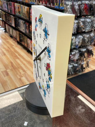 Smurf Wall Clock (Vintage PEYO, Trenmark) - Bitz & Buttons