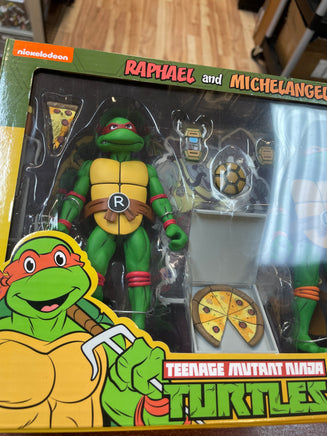 Raphael & Michelangelo 2 Pack (TMNT Teenage Ninja Turtles, Neca) SEALED - Bitz & Buttons