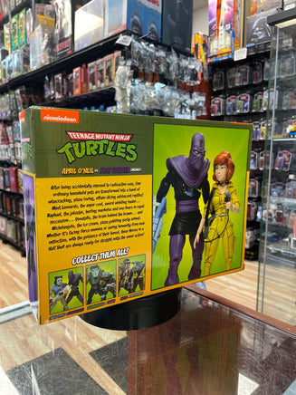 April O'Neil vs Bashed Foot Soldier 2 Pack (TMNT Teenage Ninja Turtles, Neca) SEALED - Bitz & Buttons