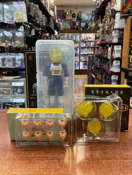 Super Saiyan Vegeta B014-NA (Kong Studio Beast Deities, Dragon Ball Z) COMPLETE - Bitz & Buttons