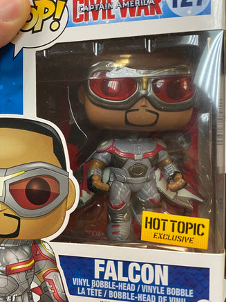 Civil War Falcon #127 (Funko Pop, Marvel) EXCLUSIVE - Bitz & Buttons