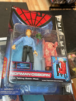 Norman Osborn With Talking Goblin Mask Series 1 (Vintage Spider-Man, Toy Biz) SEALED