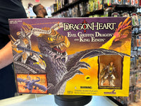 Evil Griffin Dragon with King Einon (Vintage Dragon Heart, Kenner) SEALED