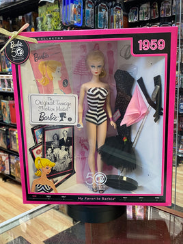 Barbie 50th Anniversary 1959 #N4974 (Barbie, Mattel) **Sealed** - Bitz & Buttons