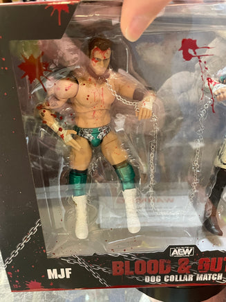Blood & Guts: CM Punk & MJF  (AEW Unmatched Collection, Jazwares) **SEALED** - Bitz & Buttons