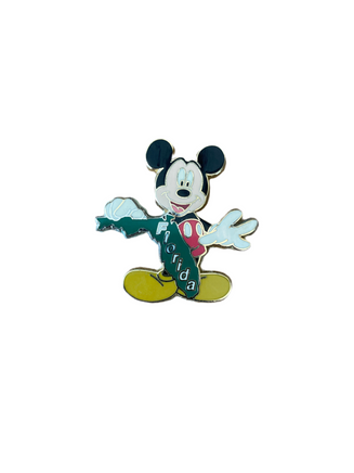Mickey Mouse Florida State  (Walt Disney World, Pin Traders) - Bitz & Buttons