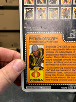 Python Patrol Python Patrol Officer (Vintage GI Joe, Hasbro) Sealed