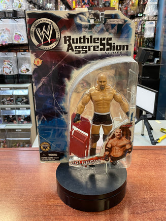 Bill Goldberg Series 6 (WWE Ruthless Aggression, Jakks Pacific) SEALED - Bitz & Buttons