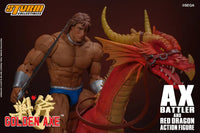 Ax Battler & Red Dragon 1/12 Scale Action Figure (Golden Axe, Storm Collectibles)