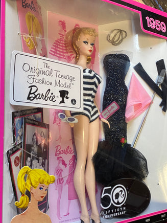 Barbie 50th Anniversary 1959 #N4974 (Barbie, Mattel) **Sealed** - Bitz & Buttons