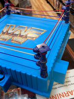 WWF Hasbro Ring with Flag (Vintage WWF WWE, Hasbro) - Bitz & Buttons