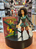 Shogun April O'Neil (Vintage TMNT Ninja Turtles, Playmates) COMPLETE