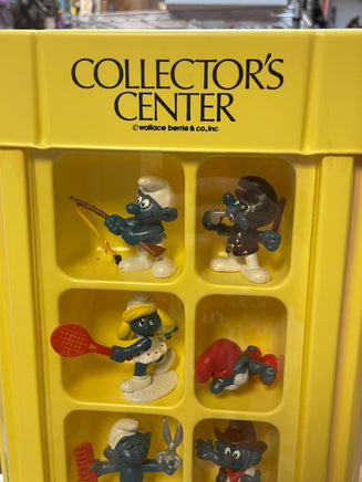 Smurf Collectors Center Display with 75+ Figures  (Vintage PEYO, Schleich) - Bitz & Buttons