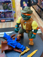 Safari Michelangelo (Vintage TMNT Ninja Turtles, Playmates) - Bitz & Buttons