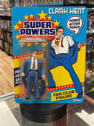 Clark Kent on Custom Card (Vintage Super Powers, Kenner) COMPLETE - Bitz & Buttons
