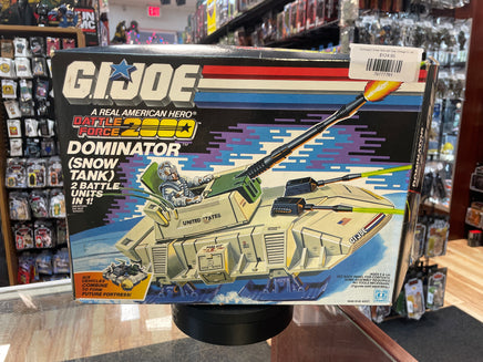 Dominator Snow Tank with Box (Vintage GI Joe, Hasbro) **COMPLETE** - Bitz & Buttons