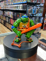 Cave Turtle Leo & Dingy Dino (Vintage TMNT Ninja Turtles, Playmates) COMPLETE - Bitz & Buttons