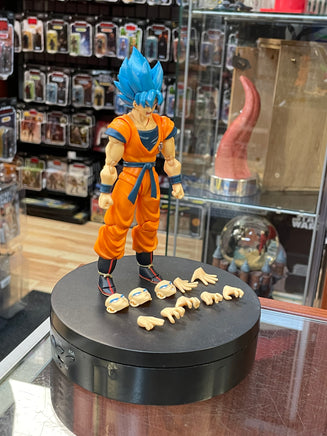 SS God SS Son Goku (Bandai SH Figuarts , Dragon Ball Z) **COMPLETE** - Bitz & Buttons