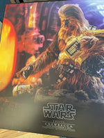 Chewbacca with Disassembled C-3PO MMS766 (Star Wars Hot Toys) COMPLETE