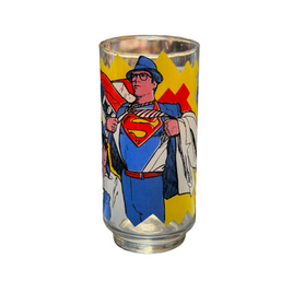 Porträt von Clark Kent (Vintage-Happy-Meal-Gläser, Superman – Der Film) 