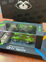 RWB Porsche 930 Green Diecast 1/64 (NVRLAND Collectibles, Trash Panda's ) SEALED - Bitz & Buttons