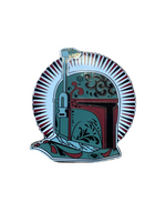 Boba fett day of the dead Helmet (Walt Disney World, Pin Traders) - Bitz & Buttons