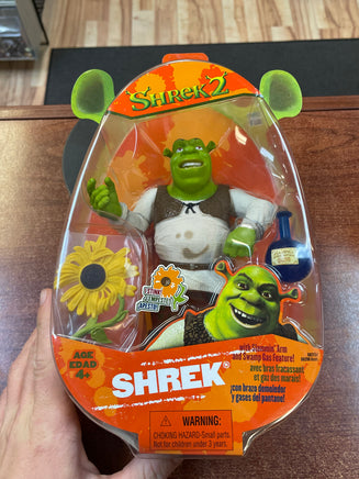 Shrek with Slammin Arm (Vintage Shrek 2, Hasbro) **SEALED** - Bitz & Buttons