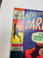 Daredevil #57 -Unmasked of Matt Murdock-  (DC, Comics) Good