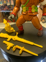 Dimwit Doughboy Rocksteady 7801 (Vintage TMNT Ninja Turtles, Playmates) Complete