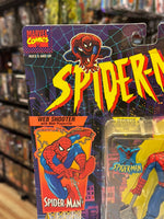 Web Shooter Spider-Man (Vintage Animated Spider-Man, Toybiz) SEALED