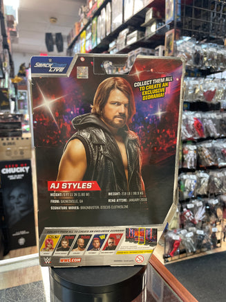 AJ Styles #74 (WWE Elites, Mattel) SEALED - Bitz & Buttons