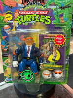 Universal Monsters Invisible Man Michaelangelo (Vintage TMNT Ninja Turtles, Playmates) SEALED - Bitz & Buttons