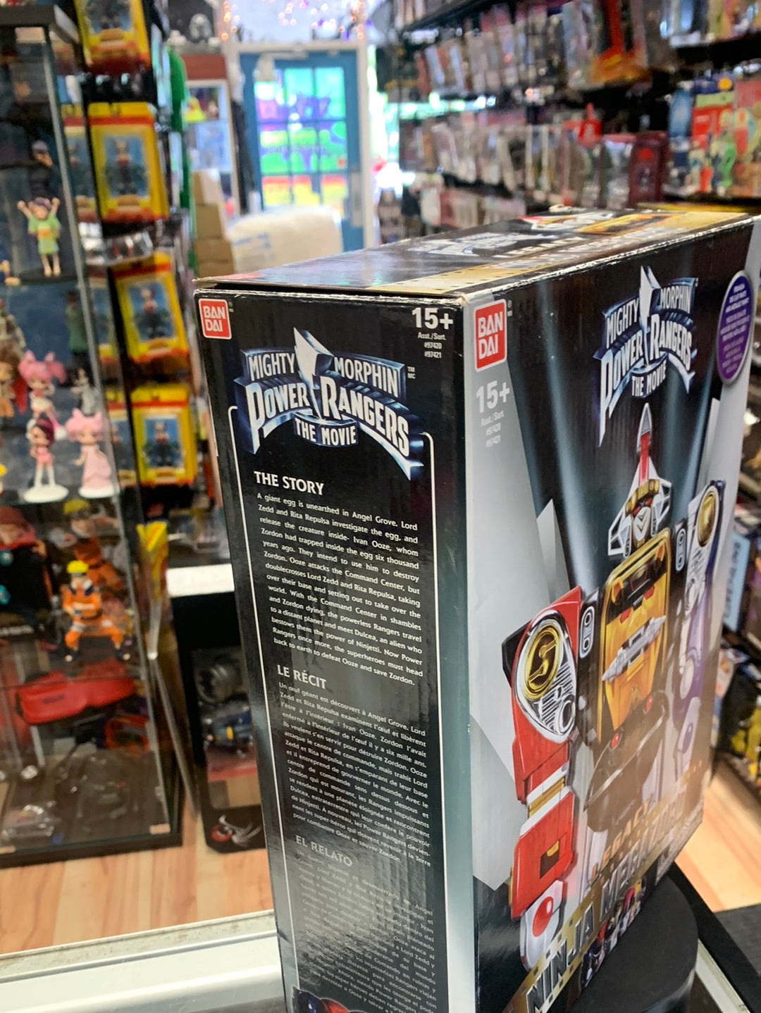 Bandai Power Rangers Legacy Thunder Megazord Figure open box lDamaged Box
