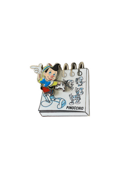 Pinocchio Sketch book pin (Walt Disney World, Pin Traders) - Bitz & Buttons