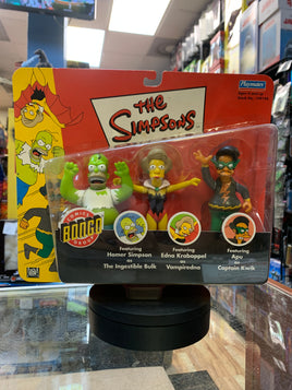 Bongo Ingestible Homer Vampieredna Captain Kwok 3 pack (Vintage Simpsons, Playmates) SEALED